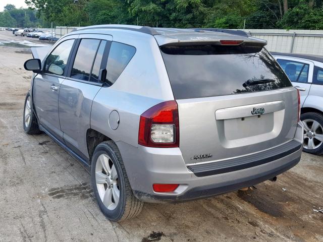 1C4NJCBA7GD512979 - 2016 JEEP COMPASS SP ვერცხლისფერი ფოტო 3