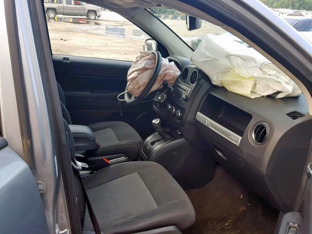 1C4NJCBA7GD512979 - 2016 JEEP COMPASS SP ვერცხლისფერი ფოტო 5