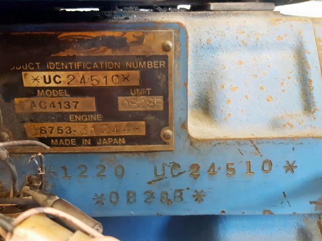 UC24510 - 1991 FORD TRACTOR BLUE photo 10
