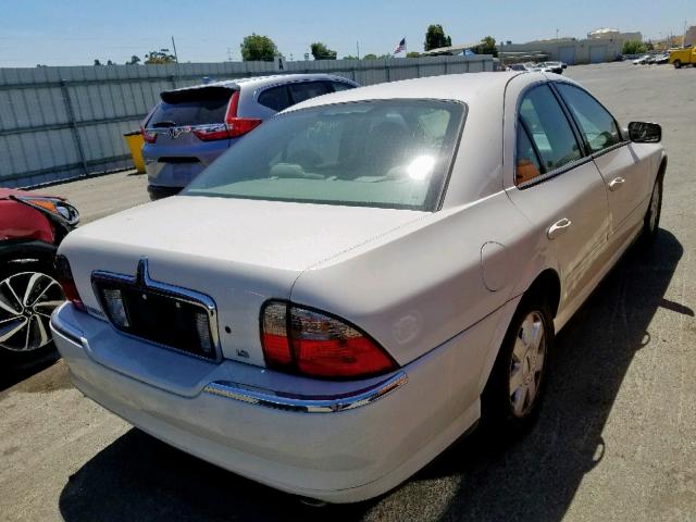 1LNHM86SX4Y650049 - 2004 LINCOLN LS WHITE photo 4