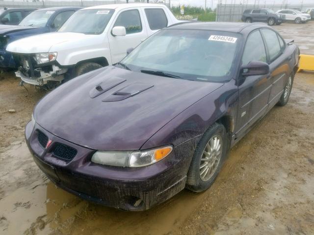 1G2WR52142F208504 - 2002 PONTIAC GRAND PRIX BURGUNDY photo 2