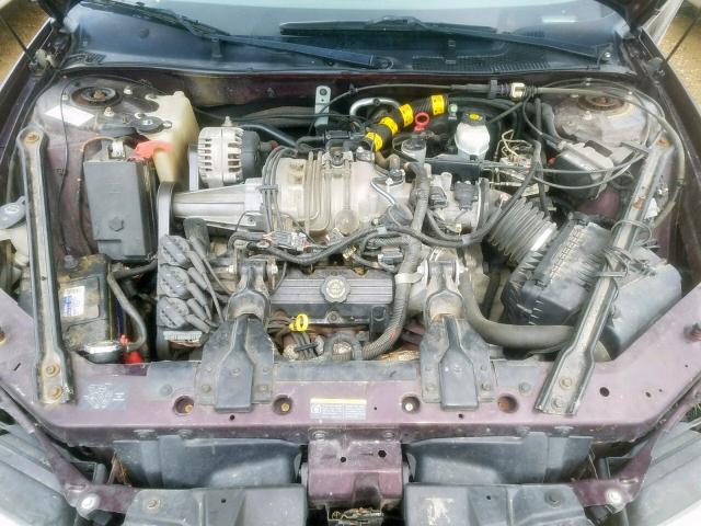 1G2WR52142F208504 - 2002 PONTIAC GRAND PRIX BURGUNDY photo 7