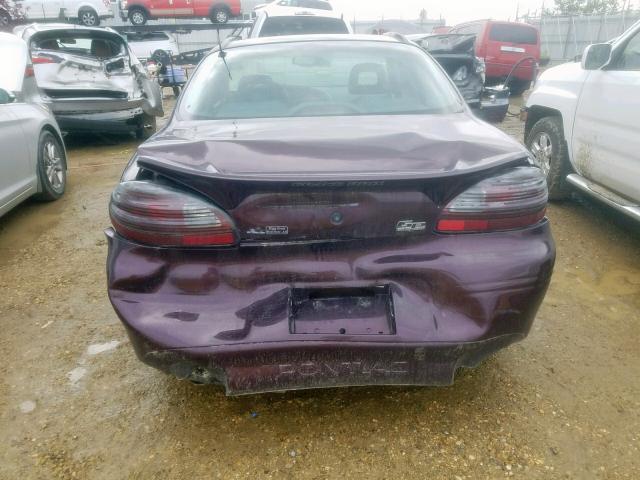 1G2WR52142F208504 - 2002 PONTIAC GRAND PRIX BURGUNDY photo 9