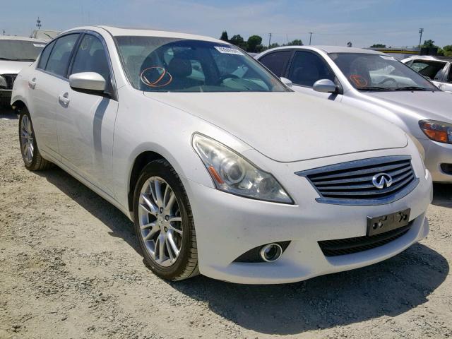 JN1CV6AP6BM504693 - 2011 INFINITI G37 BASE WHITE photo 1