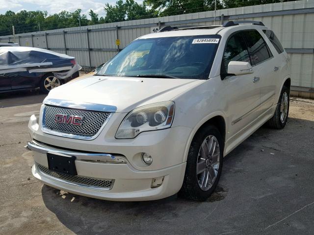 1GKKRTED3BJ255545 - 2011 GMC ACADIA DEN WHITE photo 2