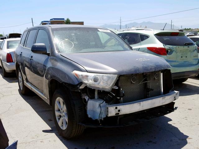 5TDBK3EH4DS184008 - 2013 TOYOTA HIGHLANDER BLACK photo 1