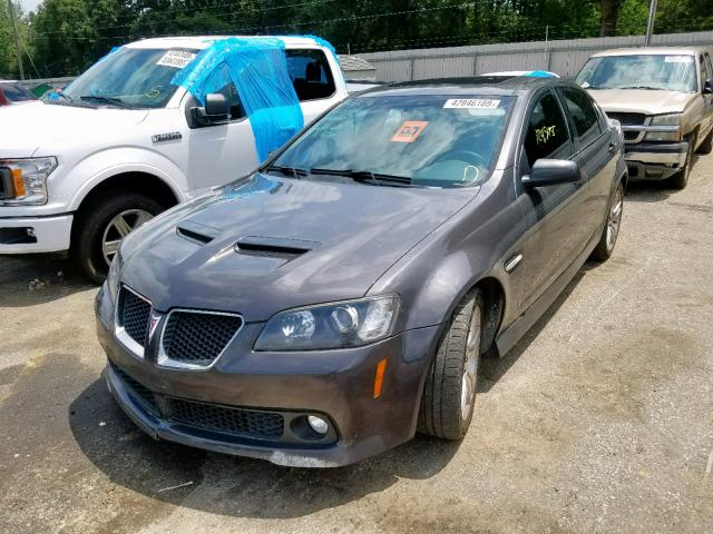 6G2ER57728L144369 - 2008 PONTIAC G8 GRAY photo 2