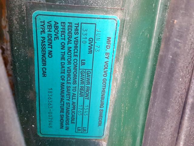 1836363007948 - 1973 VOLVO 1800ES GREEN photo 10