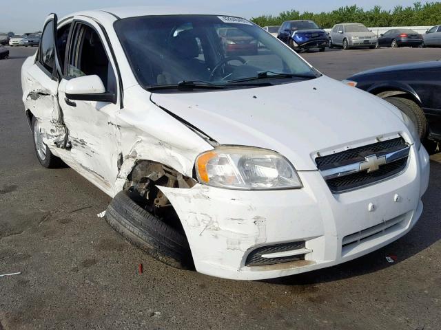 KL1TD5DEXBB122934 - 2011 CHEVROLET AVEO LS WHITE photo 1