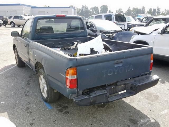 4TAUN41B7SZ029869 - 1995 TOYOTA TACOMA GREEN photo 3