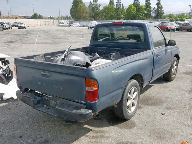 4TAUN41B7SZ029869 - 1995 TOYOTA TACOMA GREEN photo 4