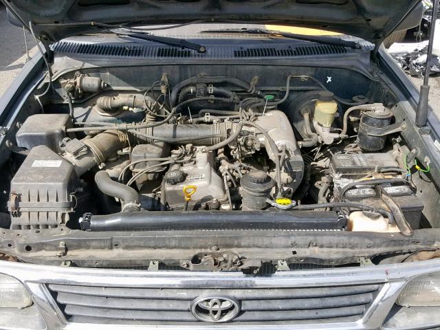 4TAUN41B7SZ029869 - 1995 TOYOTA TACOMA GREEN photo 7