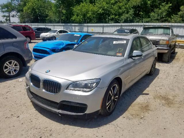 WBAYF8C55DD141374 - 2013 BMW 750 LXI SILVER photo 2