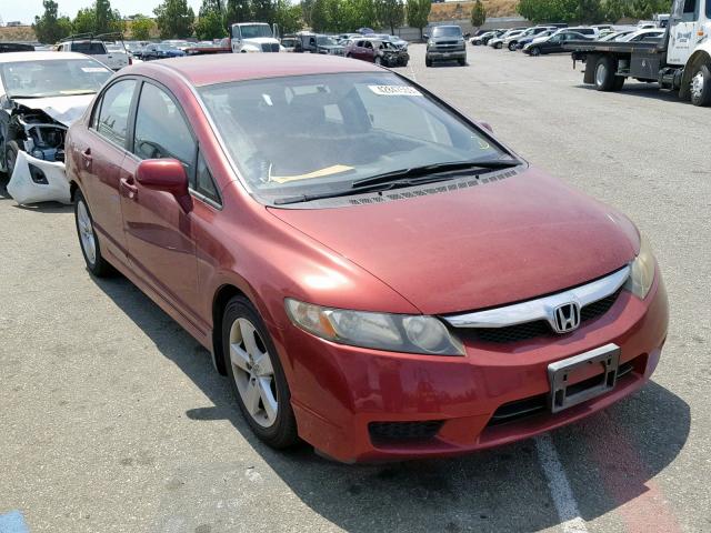 2HGFA1F64BH537107 - 2011 HONDA CIVIC LX-S Kırmızı fotoğraf 1