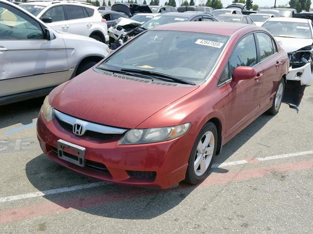 2HGFA1F64BH537107 - 2011 HONDA CIVIC LX-S Kırmızı fotoğraf 2