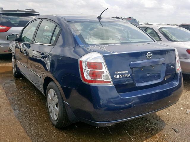 3N1AB61E47L721112 - 2007 NISSAN SENTRA 2.0 BLUE photo 3