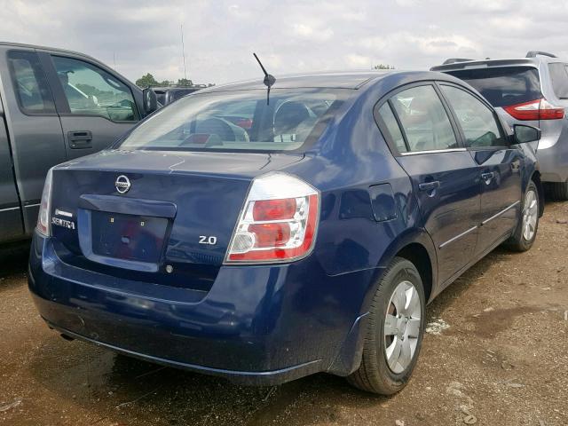 3N1AB61E47L721112 - 2007 NISSAN SENTRA 2.0 BLUE photo 4