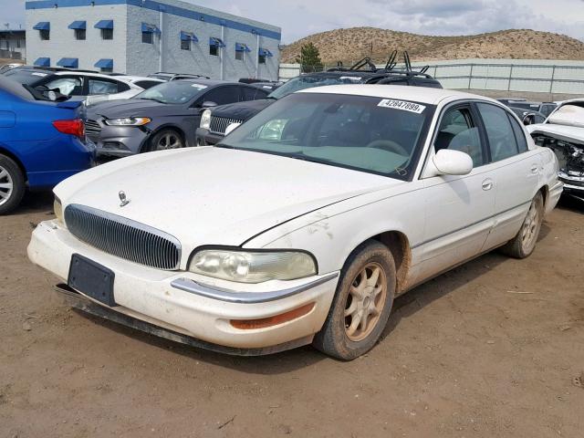 1G4CW54K714229169 - 2001 BUICK PARK AVENU WHITE photo 2