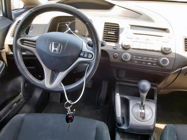 2HGFA16699H500354 - 2009 HONDA CIVIC LX-S Mavi foto 9