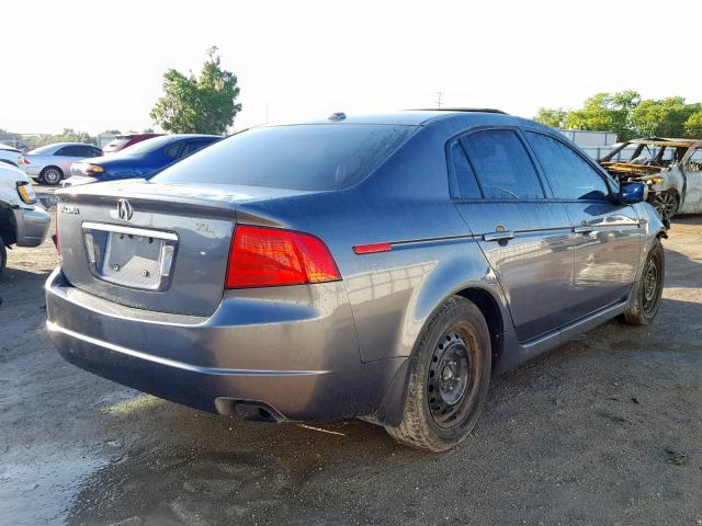 19UUA66256A042355 - 2006 ACURA 3.2TL GRAY photo 4