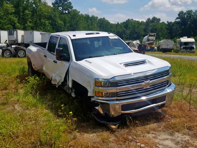 1GC4CYCY9JF156173 - 2018 CHEVROLET SILVERADO WHITE photo 1