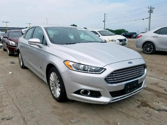 3FA6P0SU4DR285660 - 2013 FORD FUSION TIT SILVER photo 1