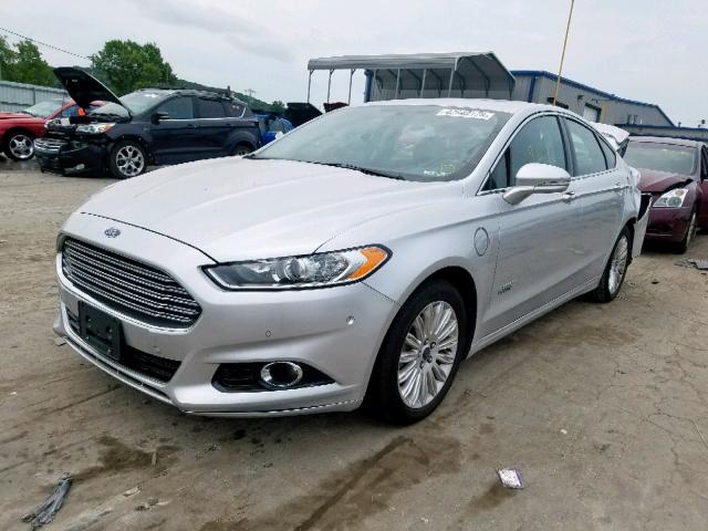 3FA6P0SU4DR285660 - 2013 FORD FUSION TIT SILVER photo 2