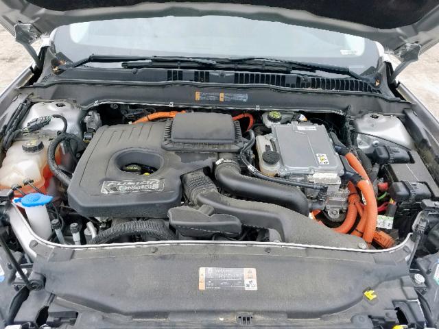 3FA6P0SU4DR285660 - 2013 FORD FUSION TIT SILVER photo 7