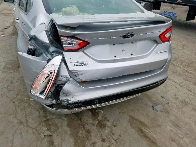 3FA6P0SU4DR285660 - 2013 FORD FUSION TIT SILVER photo 9