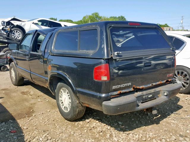 1GTDT13W11K263361 - 2001 GMC SONOMA BLACK photo 3