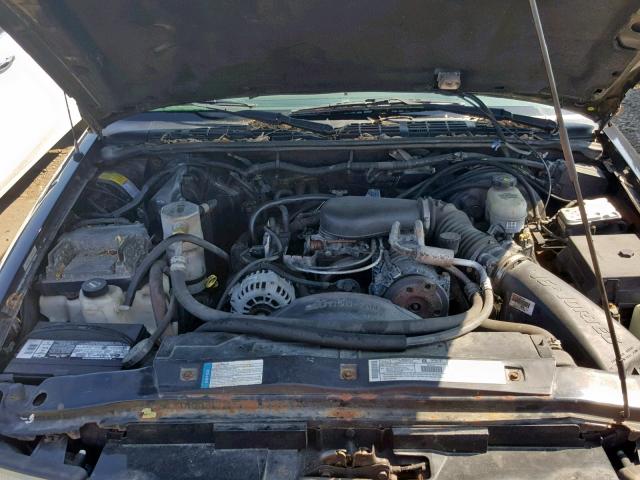 1GTDT13W11K263361 - 2001 GMC SONOMA BLACK photo 7