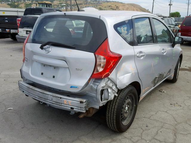 3N1CE2CP9GL399848 - 2016 NISSAN VERSA NOTE SILVER photo 4