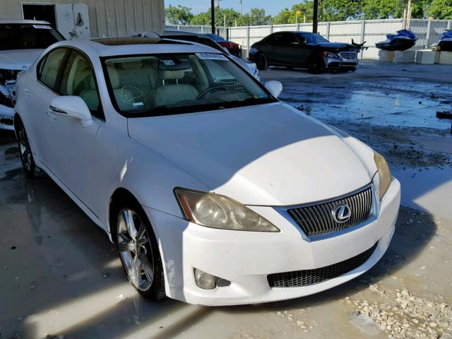 JTHBK262092083419 - 2009 LEXUS IS 250 WHITE photo 1