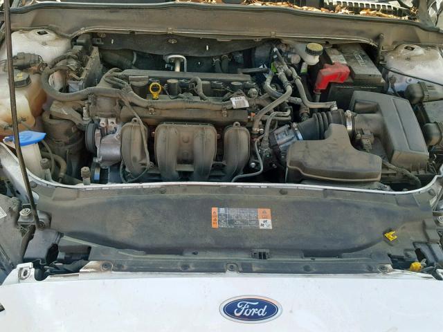 3FA6P0G75ER359382 - 2014 FORD FUSION S WHITE photo 7