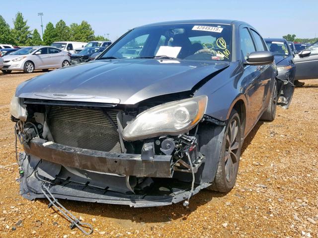 1C3CCBBG9CN249922 - 2012 CHRYSLER 200 TOURIN GRAY photo 2