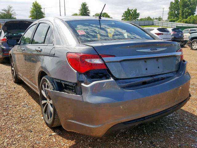 1C3CCBBG9CN249922 - 2012 CHRYSLER 200 TOURIN GRAY photo 3