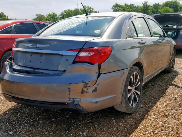 1C3CCBBG9CN249922 - 2012 CHRYSLER 200 TOURIN GRAY photo 4