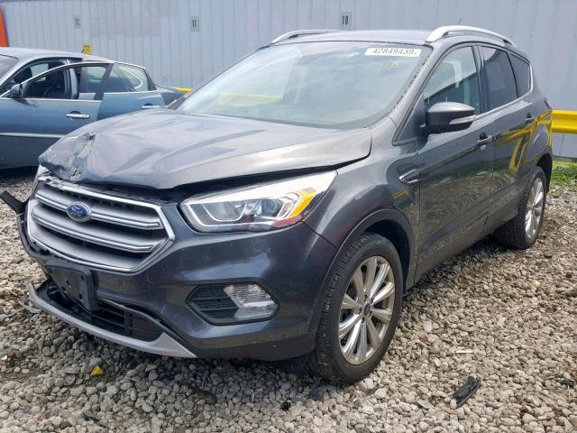 1FMCU9JD0HUC44934 - 2017 FORD ESCAPE TIT CHARCOAL photo 2