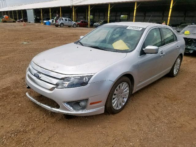 3FADP0L39BR110198 - 2011 FORD FUSION HYB SILVER photo 2