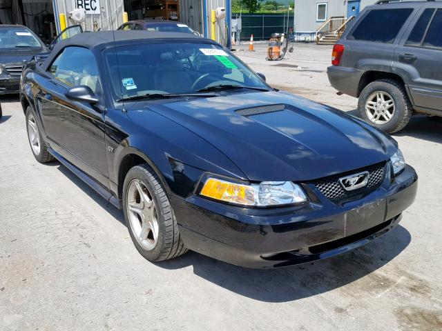 1FAFP45X9YF218858 - 2000 FORD MUSTANG GT BLACK photo 1