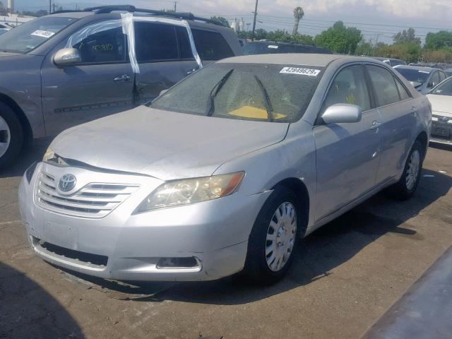 4T1BE46K57U677036 - 2007 TOYOTA CAMRY NEW SILVER photo 2