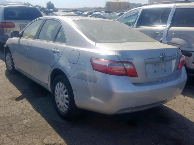 4T1BE46K57U677036 - 2007 TOYOTA CAMRY NEW SILVER photo 3