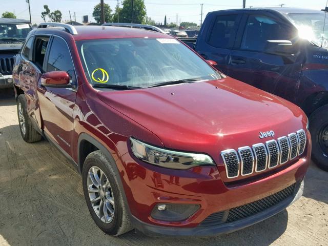 1C4PJLLB3KD348087 - 2019 JEEP CHEROKEE L RED photo 1