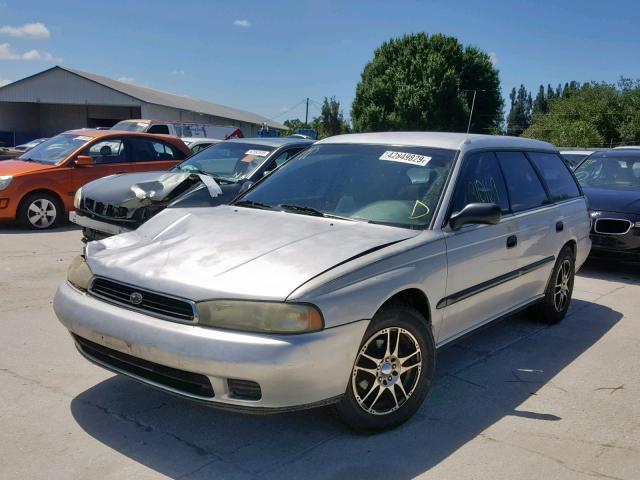 4S3BK4354V7319238 - 1997 SUBARU LEGACY L SILVER photo 2