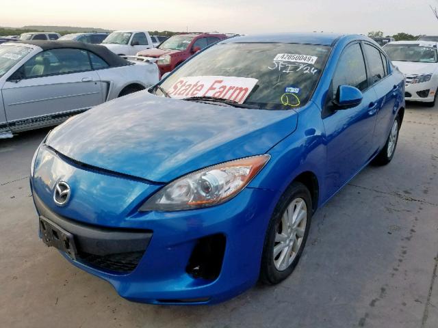 JM1BL1V76C1620765 - 2012 MAZDA 3 I BLUE photo 2