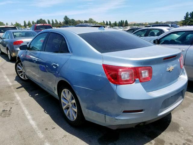 1G11H5SA0DU122350 - 2013 CHEVROLET MALIBU LTZ ლურჯი ფოტო 3