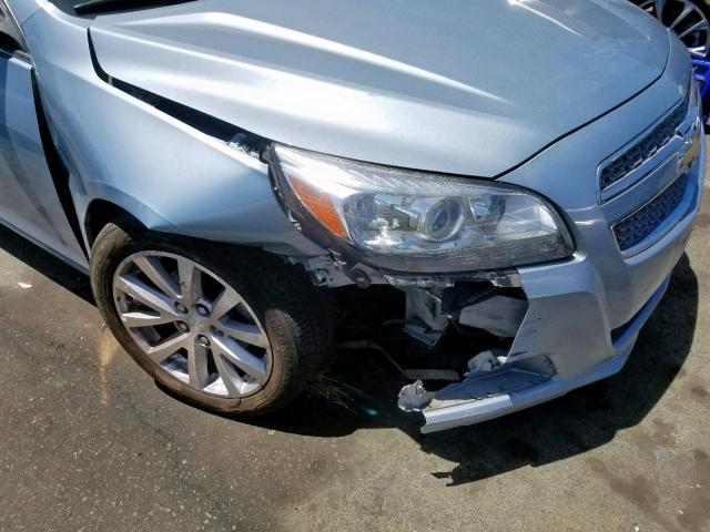 1G11H5SA0DU122350 - 2013 CHEVROLET MALIBU LTZ ლურჯი ფოტო 9