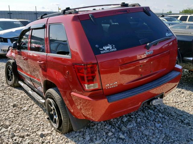 1J4GR48K36C306449 - 2006 JEEP GRAND CHER RED photo 3