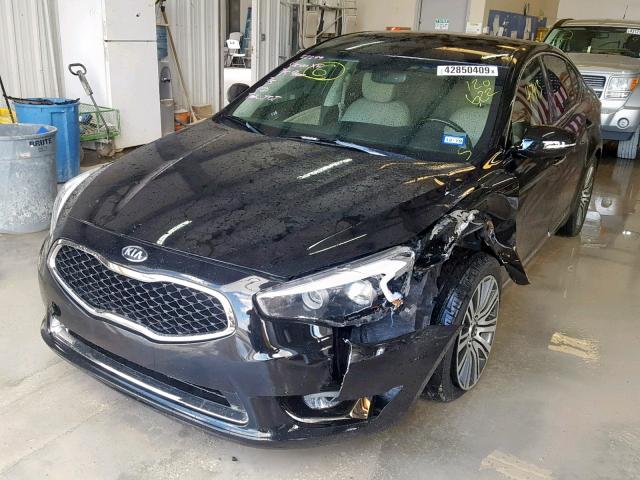 KNALN4D71E5120622 - 2014 KIA CADENZA PR BLACK photo 2