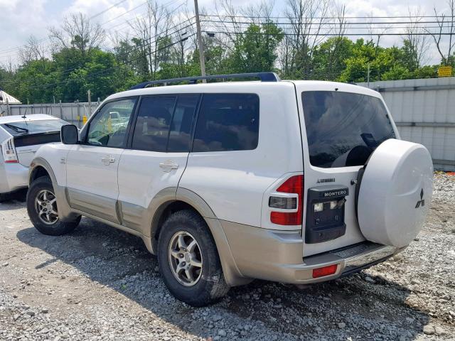 JA4MW51R72J057166 - 2002 MITSUBISHI MONTERO LI WHITE photo 3